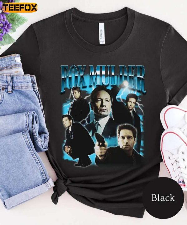 Fox Mulder X Files Adult Short Sleeve T Shirt