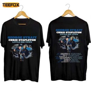 George Strait & Chris Stapleton 2024 Stadium Shows Adult Short Sleeve T Shirt