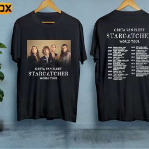 Greta Van Fleet Concert Starcatcher 2023 Adult Short Sleeve T Shirt