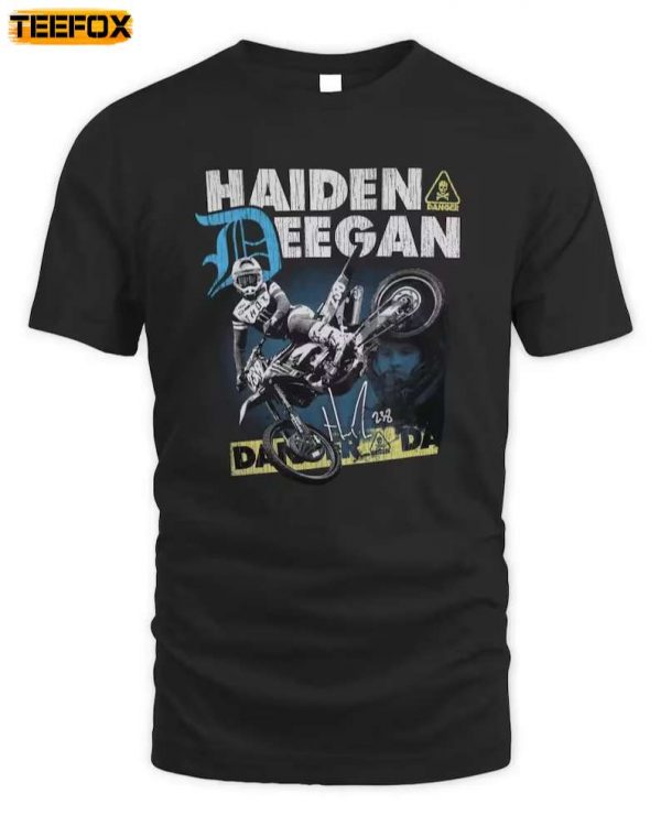 Haiden Deegan Caution Adult Short Sleeve T Shirt