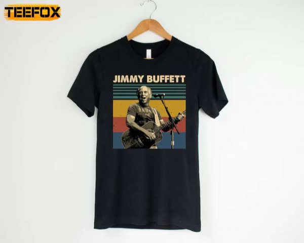 Jimmy Buffett Retro Music Adult Short Sleeve T Shirt