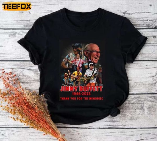 Jimmy Buffett Thanks For The Memories Short Sleeve T Shirt