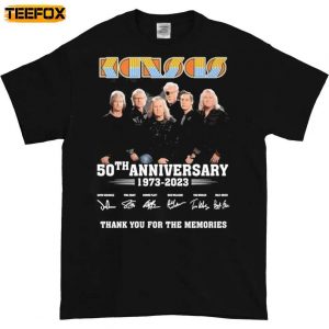 Kansas Band Tour 2023 Another Folk In The Road 50th Anniversary Short Sleeve T Shirt