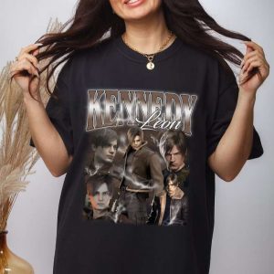 Leon S Kennedy Resident Evil Adult Short Sleeve T Shirt