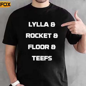 Lylla and Rocket and Floor and Teefs Adult Short Sleeve T Shirt