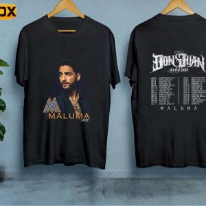 Maluma Don Juan Tour Dates Short Sleeve T Shirt