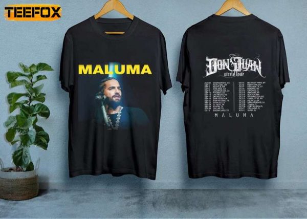 Maluma North American Tour 2023 Short Sleeve T Shirt