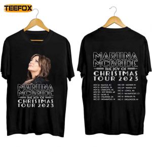Martina McBride The Joy of Christmas Tour 2023 Adult Short Sleeve T Shirt