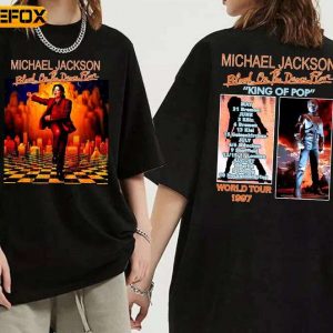 Michael Jackson Blood On The Dance Floor Tour 1997 Adult Short Sleeve T Shirt