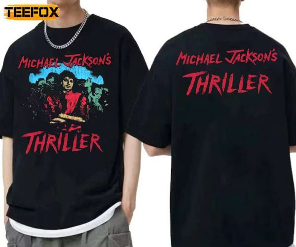 Michael Jackson Thriller Tour 1992 Adult Short Sleeve T Shirt