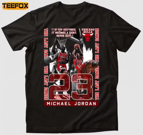 Michael Jordan Chicago Bulls 23 Adult Short Sleeve T Shirt