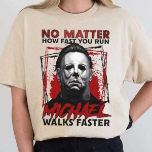 Michael Walks Faster Adult Short Sleeve T Shirt