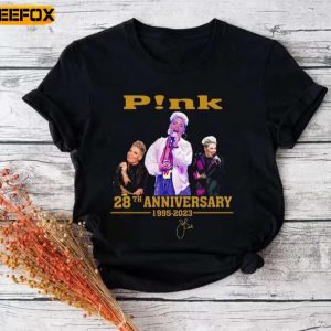 P!nk Pink 20th Anniversary Adult Short Sleeve T Shirt