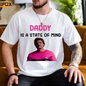 Pedro Pascal Daddy Is A State Of Mind Adult Short Sleeve T Shirt