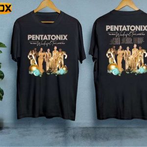 Pentatonix The Most Wonderful Tour Of The Year 2023 Adult Short Sleeve T Shirt