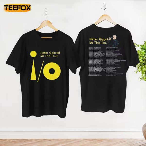 Peter Gabriel i.o The Tour 2023 Concert Short Sleeve T Shirt