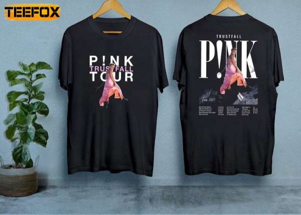 Pink Trustfall 2023 Trustfall Album P!nk Singer Adult Short Sleeve T Shirt