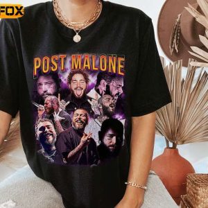 Post Malone Posty Rap Adult Short Sleeve T Shirt