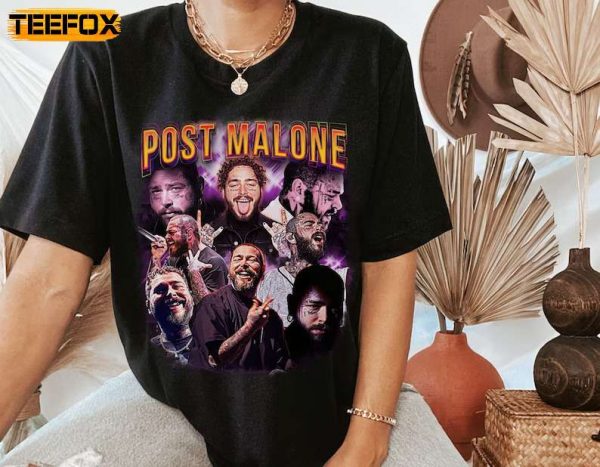Post Malone Posty Rap Adult Short Sleeve T Shirt