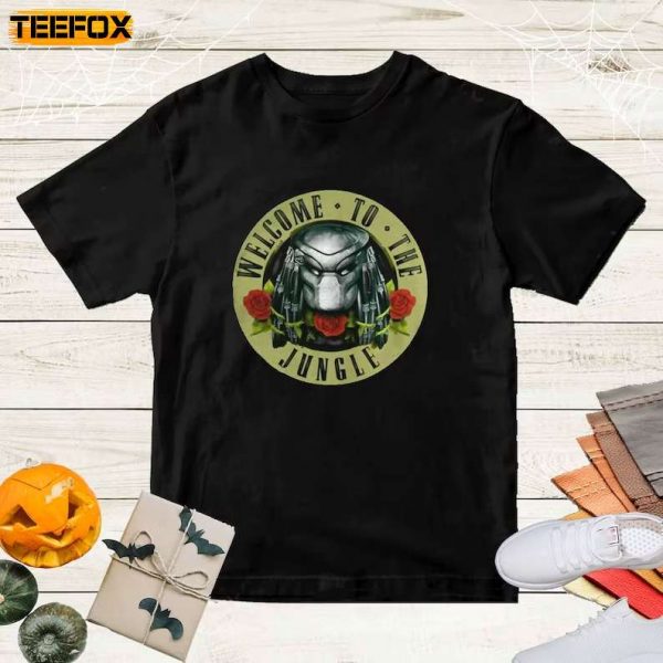 Predator Welcome To The Jungle Adult Short Sleeve T Shirt