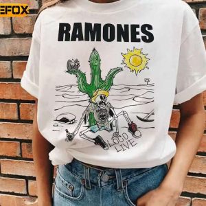 Ramones Loco Live 1991 Album Adult Short Sleeve T Shirt