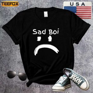 Sad Boi Logo Adult Short Sleeve T Shirt