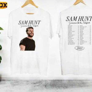 Sam Hunt Summer On The Outskirts Tour 2023 Adult Short Sleeve T Shirt