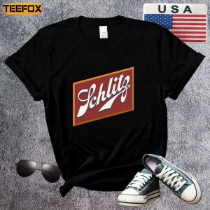 Schlitz Beer Logo Adult Short Sleeve T Shirt