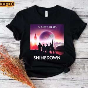 Shinedown Planet Zero Adult Short Sleeve T Shirt