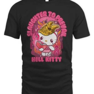 Slaughter To Prevail Merchandise Hell Kitty Adult Short Sleeve T Shirt