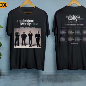 Slow Dream Tour 2023 Matchbox Twenty Adult Short Sleeve T Shirt