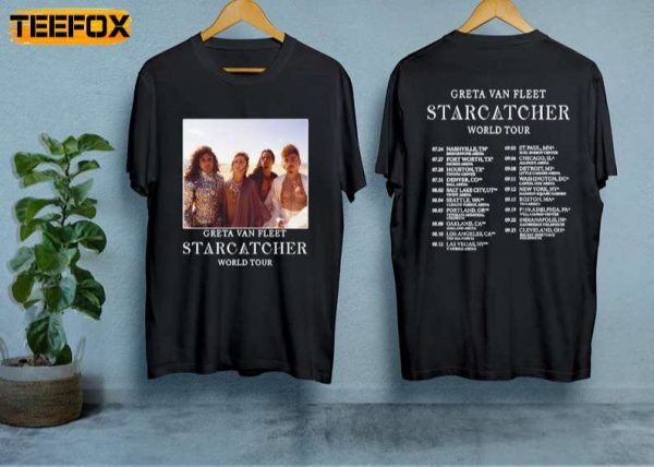 Starcatcher Tour 2023 Greta Van Fleet Short Sleeve T Shirt