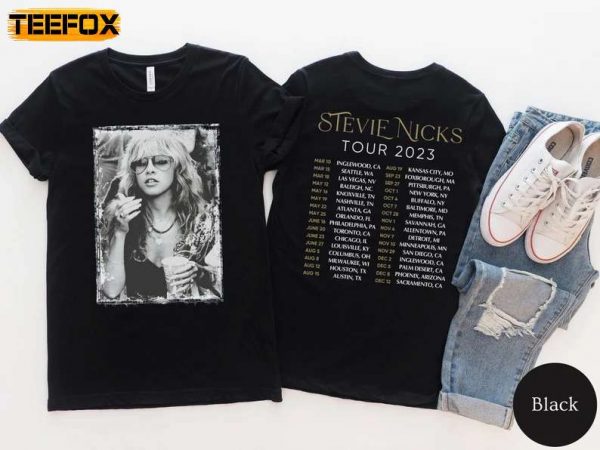 Stevie Nicks Tour 2023 Adult Short Sleeve T Shirt
