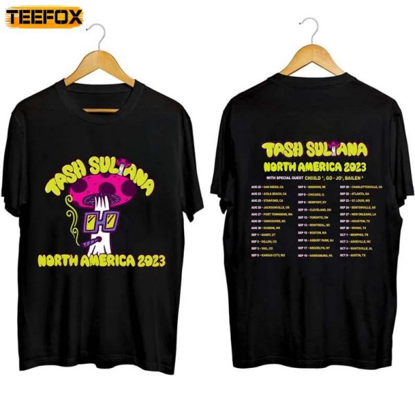 Tash Sultana North American Tour 2023 Short Sleeve T Shirt