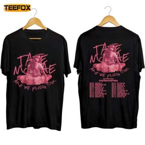 Tate McRae Are We Flying Tour 2023 Adult Short Sleeve T Shirt