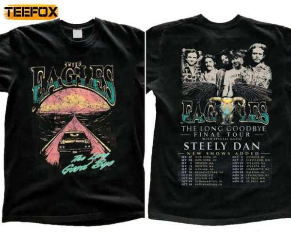 The Eagles The Long Goodbye Tour 2023 Short Sleeve T Shirt