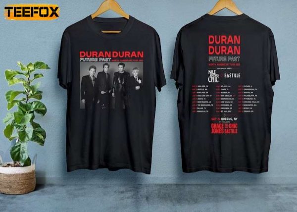 The Future Past Tour Duran Duran Short Sleeve T Shirt