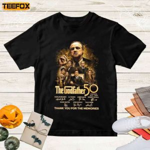 The Godfather 51th Anniversary 1972 2023 Signatures Short Sleeve T Shirt