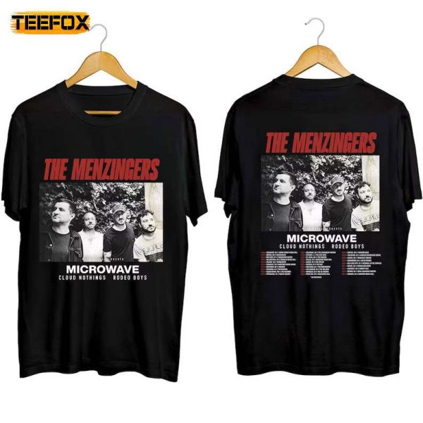 The Menzingers With Microwave, Cloud Nothings, Rodeo Boys North American Headline Tour Adult Short Sleeve T Shirt