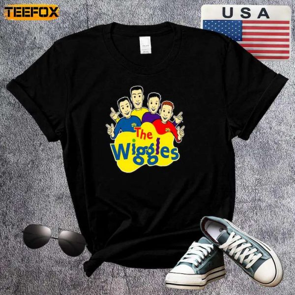 The Wiggles Chibi logo Adult Short Sleeve T Shirt