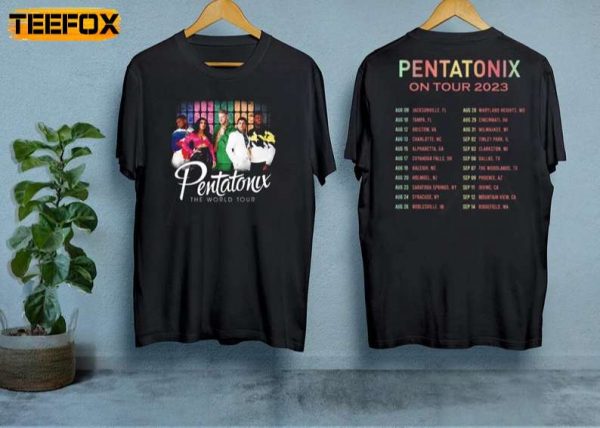The World Tour Pentatonix 2023 Short Sleeve T Shirt