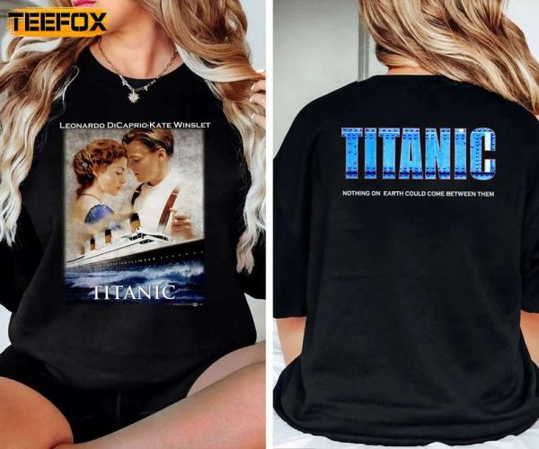 Titanic Leonardo DiCaprio Kate Winslet Adult Short Sleeve T Shirt