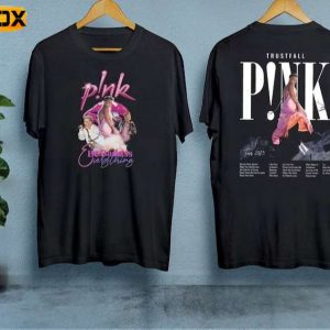 Trustfall Tour P!nk Pink 2023 Adult Short Sleeve T Shirt