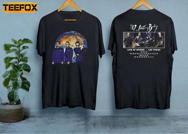 U2 Band Tour 2023 Adult Short Sleeve T Shirt