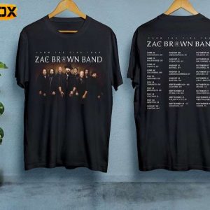 Zac Brown Band 2023 From the Fire Tour Short Sleeve T Shirt