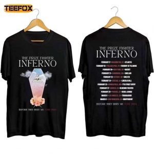 he Prize Fighter Inferno Before They Burry Me Tour 2024 Adult Short Sleeve T Shirt