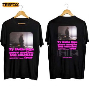 y Dolla Sign 2023 More Motion Less Emotion Tour Adult Short Sleeve T Shirt