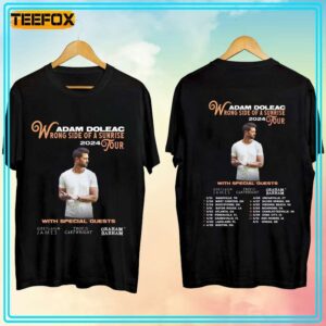Adam Doleac The Wrong Side of a Sunrise Tour 2024 Concert Dates T Shirt