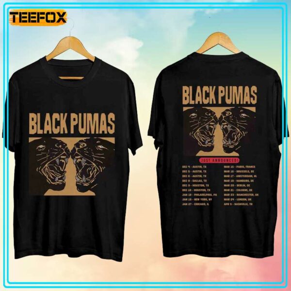 Black Pumas Just Announced Tour 2023 2024 Concert Dates T Shirt