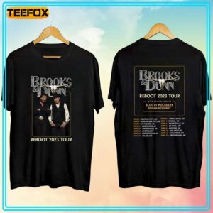 Brooks And Dunn Reboot Tour 2023 Concert Dates T Shirt